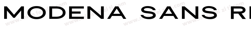 Modena Sans Regular字体转换